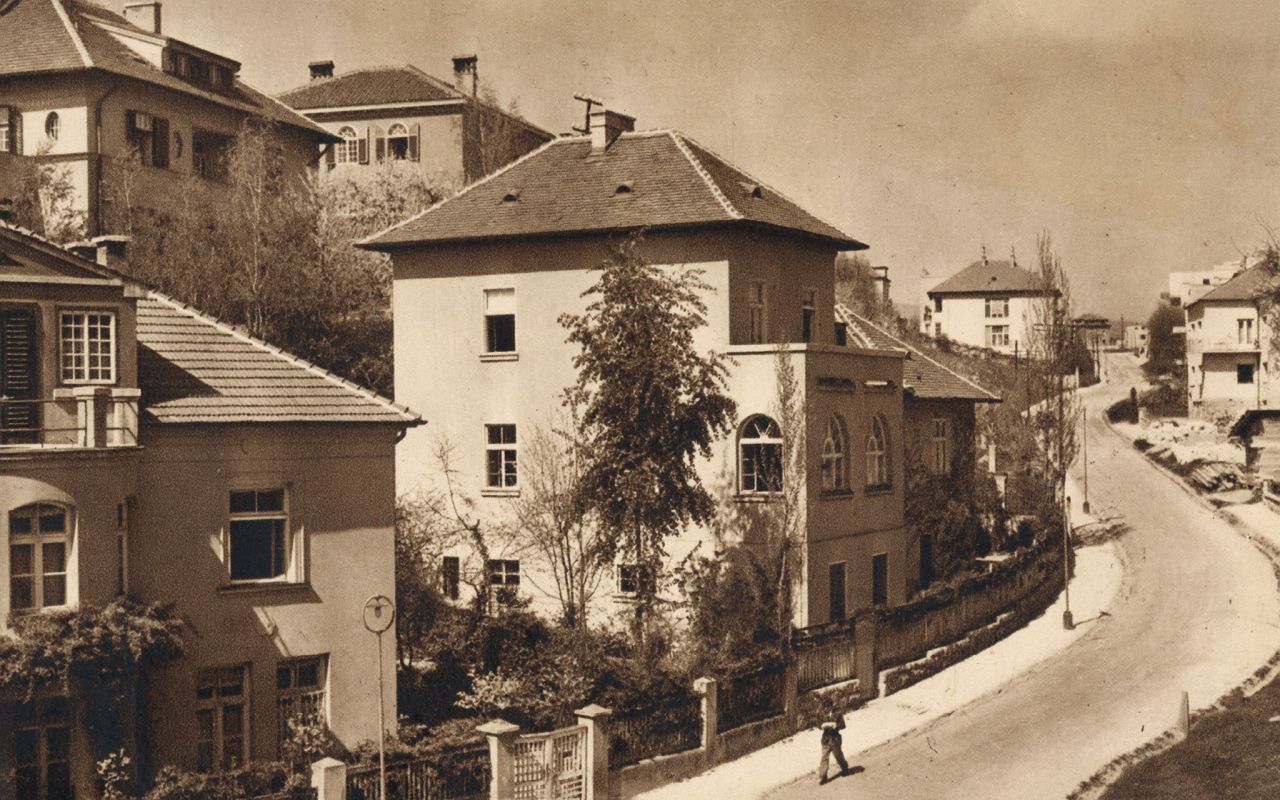 Ulica Benedikta Vinkovića (Švabin brijeg na Šalati) oko 1940. godine